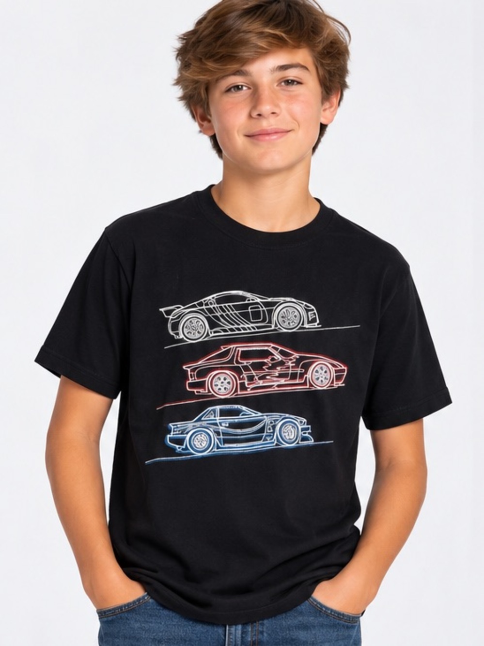 GAP KIDS Size XX-Large Youth Short Sleeve Race Car T-Shirt